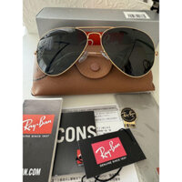 Kính mát Ray-Ban Aviator khung vàng cho nam nữ