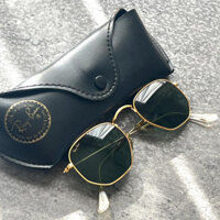 Kính mát Ray-Ban Bausch-Lomb Vintage hình hexagon vàng
