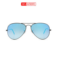 Kính Mát Ray-ban RB3025 002/40 58 Gọng đen mắt tráng gương xanh biển ( 58-14-135 )