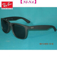 Kính mát RayBan RB4165 Justin 852 màu xám nhạt/kính cận unisex gọng 54mm