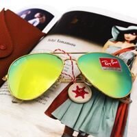 Kính Mắt Rayban Tráng Gương vàng chanh