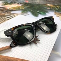 Kính Mát Rayban Wayfarer P Chính Hãng Qua Sử Dụng Mắt Xanh Gọng Đồi Mồi Đeo Cực Mát Mắt