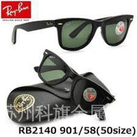 Kính mát RayBan Wayfarer Ý Original901 Sunshine RB2140 (Đen bóng)
