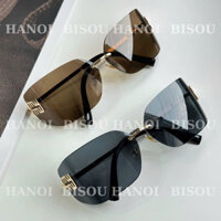 Kính mát thời trang nam nữ MM dáng phi công mắt khói Bisouhanoi