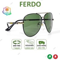 Kính mát thời trang nam nữ KA14-Q gọng Titan mắt kính phi công chống xước chống tia UV