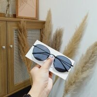 Kính mát thời trang nữ, kính râm chống nắng bảo vệ mắt form tròn đi biển