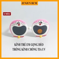 Kính mát trẻ em JJ8072 gọng nhựa dẻo cao cấp, kiểu kính hình doreamon nhiều màu đáng yêu dành cho bé từ 2 đến 7 tuôi