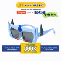 Kính mát trẻ em, kính râm LILYEYEWEAR kiểu dáng thời trang chống UV400 bảo vệ an toàn mắt cho bé P8152