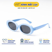 Kính mát trẻ em LILY EYE WEAR kiểu dáng oval thời trang chống UV400 bảo vệ an toàn mắt cho bé P7138