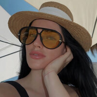 Kính Mát Tròn Thời Trang Dành Cho Nữ Retro Cao Cấp Thiết Kế Đôi Cầu Khung Kính Chống Nắng Bóng UV400 Kính Mắt