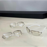 Kính mát trong suốt dáng chữ Nhật,kính râm chống tia uv
