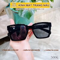 Kính mát Unisex chống UV400 phù hợp với mặt trung bình hoặc to 5006