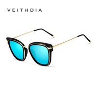 Kính mát VEITHDIA 3038 kiểu mắt mèo thời trang nữ