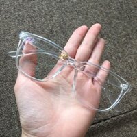 Kính Mắt vuông trong suốt nhựa dẻo