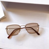 Kính màu, Kính râm Mắt vuông mini gọng mảnh nhẹ đi Ngày và Đêm  - Nâu
