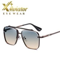 Kính nam, kính mắt thời trang nam AVIATOR -AORON A689- tròng kính thủy tinh trong suốt, cản bụi, cản sáng tốt
