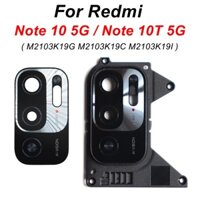 Kính Ống Kính Máy Ảnh Chính Cho Xiaomi Redmi Note 10 5G Note 10T 5G Phía Sau Camera Kính Mặt Sau Ống Kính Có Khung Giá Đỡ Sửa Chữa Các Bộ Phận