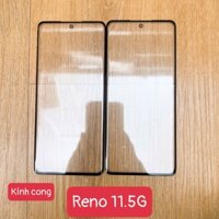 Kính oppo Reno 11 pro 5g, kính ép màn hình có keo oca, kính ép liền keo oppo CPH2607, kính cong