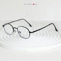 Kính oval kim loại phong cách Retro Hàn Quốc T128