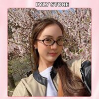 Kính Oval Tròn Thời Trang Mẫu Hot Girl Đeo 2 Phiên Bản Mới Nhất Kèm Hộp Loại 1