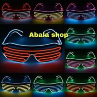 kính phát sáng đèn led hot trend - kính thời trang chơi lễ hội, đồ chơi trung thu