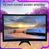 Kính phóng đại màn hình cong 3d 12 inch độ phân giải cao gấp được cho điện thoại di động