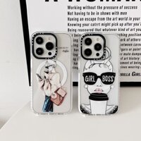 [Kính râm] CASTF Ốp điện thoại Acrylic chất lượng cao hấp thụ từ tính cho iPhone 16 Pro max 16 15 Pro max 11 Pro max 13 14Pro 12 15Pro 13 Pro max Cùng một ngôi sao