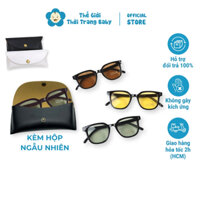 Kính Râm Cho Bé Trai Và Bé Gái, Chống Tia UV400, Kèm Hộp Cao Cấp, PK33 Từ 2-8 Tuổi