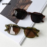 Kính râm đa giác DITIPOO, Kính râm phân cực chống tia cực tím đinh tán, Kính mắt phong cách Hàn Quốc cổ điển để chụp ảnh đường phố, du lịch và đi biển cho nữ và nam giới