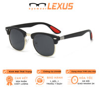 Kính râm đi đường nam nữ LEXUS dáng vuông mắt chống tia UV400 phong cách mạnh mẽ