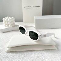 Kính râm form nhỏ 2 màu đen trắng quá đẹp - Kính thời trang hót trend