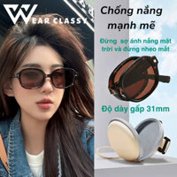 Kính Râm Gấp Gọn Thiết Kế Sang Trọng Cao Cấp Chống Ánh Sáng Xanh Và Tia UV400