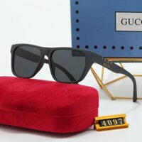 Kính râm GUCCI phong cách mới HT4097 Kính râm phù hợp thời trang cổ điển