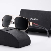 Kính râm hợp thời trang PRADA 60113 Kính cóc nam khung lớn thời trang Kính râm lái xe chống chói