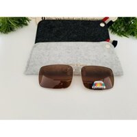 Kính Râm kẹp Kính Cận Vuông Viền - Bảo Vệ Mắt Khỏi Ánh Nắng