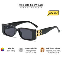 Kính Râm, Kính Mát Chống Tia UV400 Nam Nữ 2 Chữ B Dáng Chữ Nhật Hot Trend 2024 - Bản Đẹp [ Mã KM18 ]