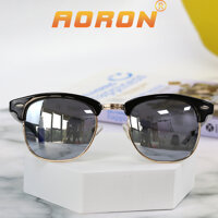 Kính Râm, Kính Mát Nam, Kính Thời Trang Nam Nữ Tròng Kính Polarized Chống Chói Chất Liệu Magie AK005 - Aoron - Gọng Đen, Mắt Xám