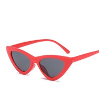 Kính Râm, Kính Mát Nữ Mắt Mèo Gọng Nhựa Dẻo Cao Cấp Chống Nắng Uv400 - Nhiều Màu Lựa Chọn - ĐỎ