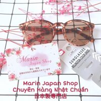 Kính râm mắt nâu chống tia UV chống bụi đi đường hàng nội địa Nhật Bản