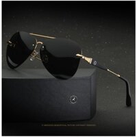 Kính râm Mercedes-Benz Nam Câu cá Kính râm lái xe phân cực tròn