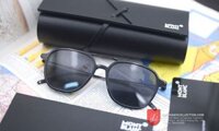 Kính râm MontBlanc MB0003S 001 Aviator Black