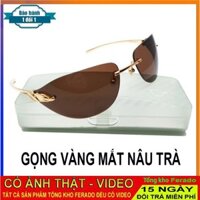 Kính râm nam mắt bầu dục cao cấp