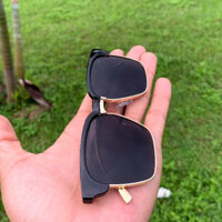 Kính Râm Nam Nữ Cao Cấp hợp kim Chữ V, Kính Mát Nam Nữ V Gọng Kim Loại Full Box Kính Mắt AM