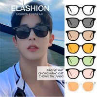 Kính râm Nam Nữ ELASHION cao cấp HOT 2025 được thiết kế đơn giản tròng kính đổi màu khi gặp tia UV - E42