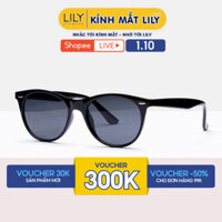 Kính râm nam nữ Lilyeyewear mắt tròn nhựa cao cấp thiết kế phong cách thời trang Hàn Quốc R0003