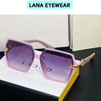 kính râm nữ, kính mát thời trang màu 3D cực sang chảnh, tròng kính chống ánh sáng xanh