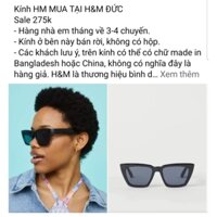 Kính râm nữ phân cực Polarized H&M mua tại Đức