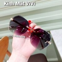 Kính râm nữ Vivieyewear không viền kiểu dáng vát cạnh dễ đeo, sang trọng V851