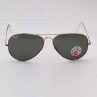 Kính râm phân cực khung đen Rayban RB3025 nam nữ 00258