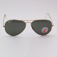 Kính râm phân cực khung đen RayBan RB3025 dành cho nam và nữ 00258